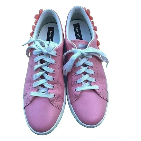 MARC JACOB DAISY STUD WOMEN’S LEATHER SNEAKERS SIZE 41/ US 11 - Picture 2 of 13